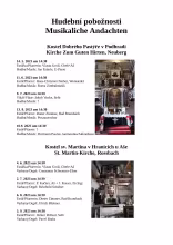 Hudební pobožnosti v Podhradí a v Hranicích